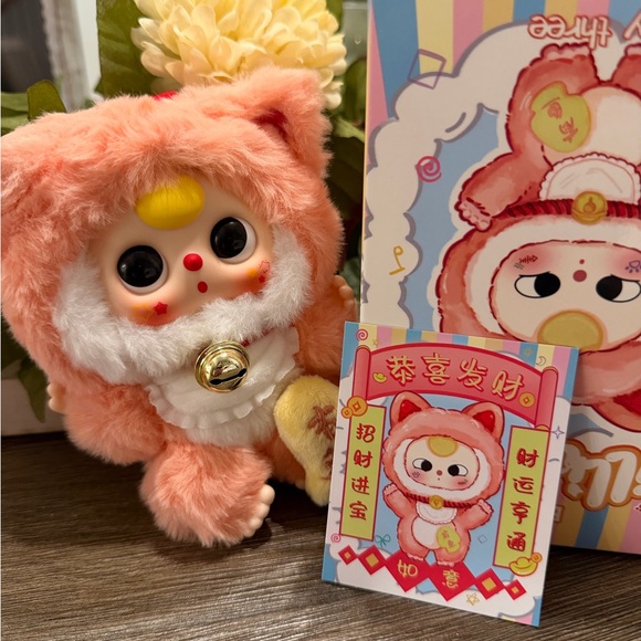 Baby Three Billionaire Cat plush pendant - Picture 2 of 5